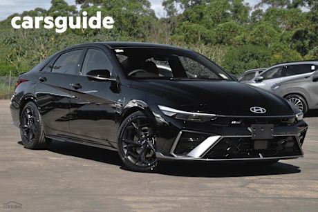 Black 2025 Hyundai I30 Sedan N Line