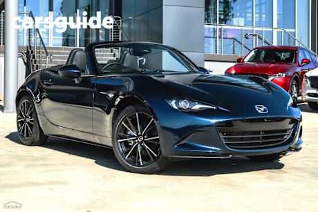 Blue 2025 Mazda MX-5 Convertible G20 RF GT