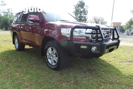 Burgundy 2018 Toyota Landcruiser Wagon LC200 GXL (4X4)