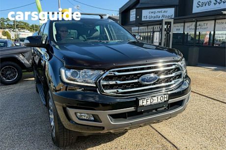 Black 2019 Ford Everest Wagon Trend (4WD 7 Seat)
