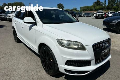 White 2011 Audi Q7 Wagon 4.2 TDI Quattro
