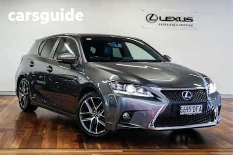 Grey 2016 Lexus CT200H Hatchback F Sport