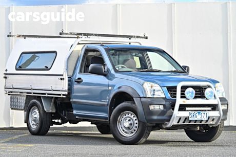 Blue 2004 Holden Rodeo Cab Chassis LX
