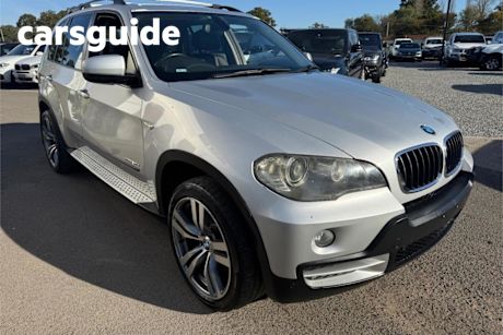 Silver 2009 BMW X5 Wagon Xdrive 30D