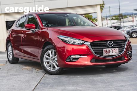 Red 2018 Mazda 3 Sedan Touring (5YR)