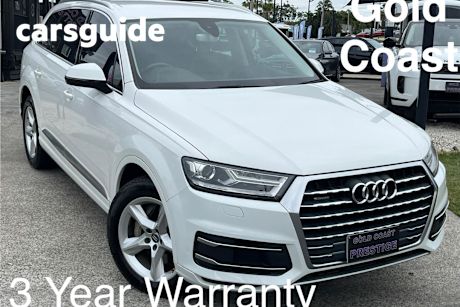 White 2016 Audi Q7 Wagon 3.0 TDI Quattro