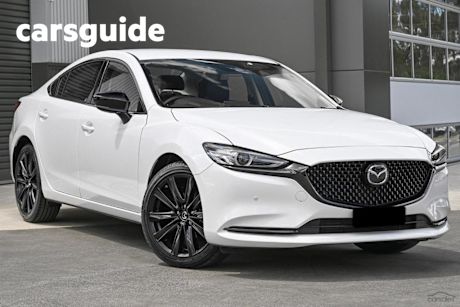 White 2024 Mazda 6 Sedan G35 GT SP