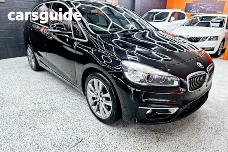 Black 2015 BMW 2 Wagon 20i
