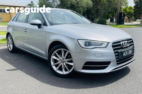 Silver 2014 Audi A3 Hatchback S/Back 1.4 Tfsi Attraction COD