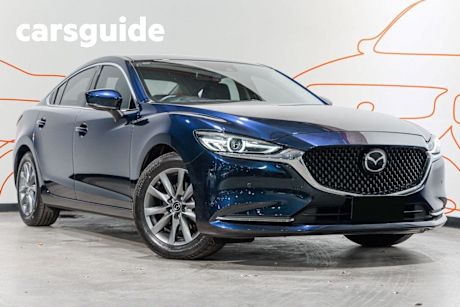 Blue 2022 Mazda 6 Sedan Touring