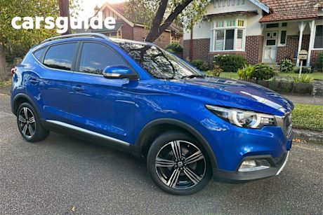 Blue 2020 MG ZS Wagon Excite Plus