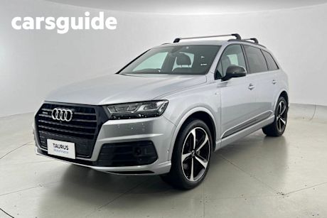Grey 2020 Audi Q7 Wagon 50 TDI Quattro S Line (hybrid)