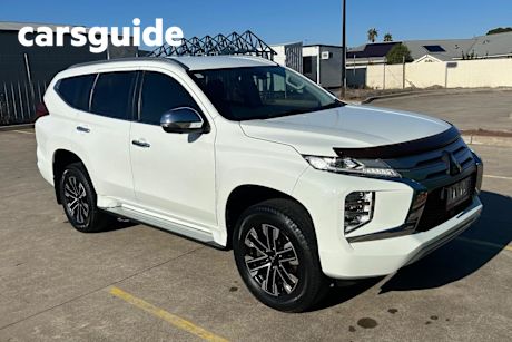 White 2020 Mitsubishi Pajero Sport Wagon GLS (4X4) 7 Seat