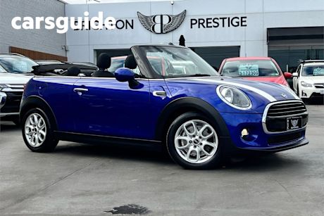 Blue 2019 Mini Convertible Convertible Cooper