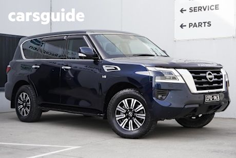 Blue 2022 Nissan Patrol Wagon TI (4X4)