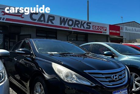 Black 2012 Hyundai I45 Sedan Active YF