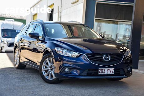Blue 2012 Mazda 6 Wagon Sport
