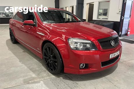 Red 2010 Holden Caprice Sedan V