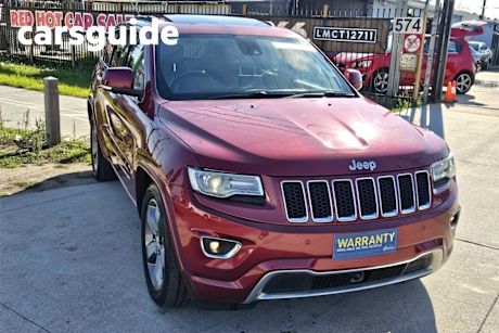 Red 2016 Jeep Grand Cherokee Wagon Overland (4X4)