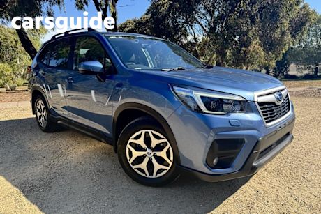 Blue 2020 Subaru Forester Wagon 2.5I (awd)