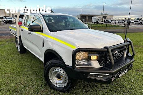 White 2022 Ford Ranger Double Cab Chassis XL 2.0 (4X4)