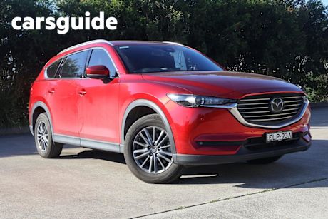 Red 2021 Mazda CX-8 Wagon Touring (fwd)