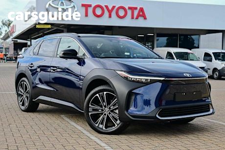 Blue 2024 Toyota BZ4X Wagon AWD - TWO Tone Roof