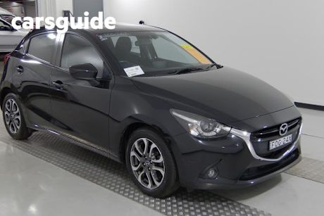 Black 2016 Mazda 2 Hatchback Genki