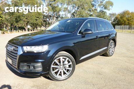 Blue 2016 Audi Q7 Wagon 3.0 TDI Quattro