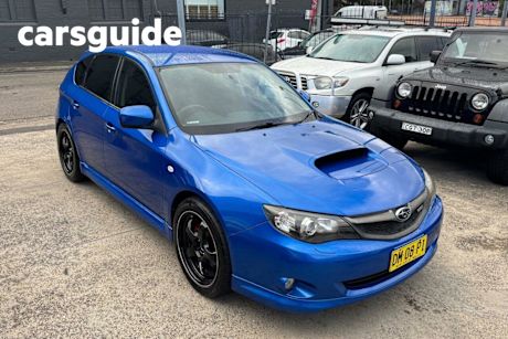 Blue 2008 Subaru Impreza Hatchback WRX (awd)
