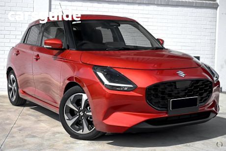 Red 2025 Suzuki Swift Hatchback Hybrid GLX