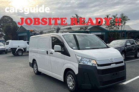 White 2019 Toyota Hiace Van LWB Exterior Pack