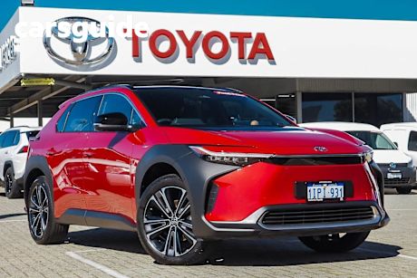 Red 2024 Toyota BZ4X Wagon AWD - TWO Tone Roof