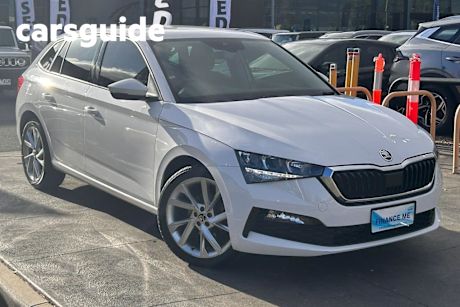 White 2021 Skoda Scala Hatchback 110 TSI Ambition