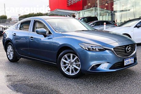 Blue 2017 Mazda 6 Sedan Touring