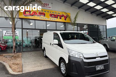 White 2021 Toyota Hiace Van LWB GL