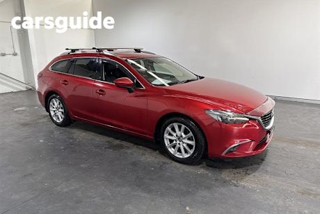 Red 2016 Mazda 6 Wagon Touring