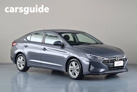 Grey 2019 Hyundai Elantra Sedan Active
