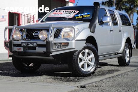 Silver 2012 Nissan Navara Ute Tray ST-X BLACK LINE 4X4