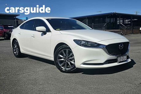 White 2021 Mazda 6 Sedan Sport