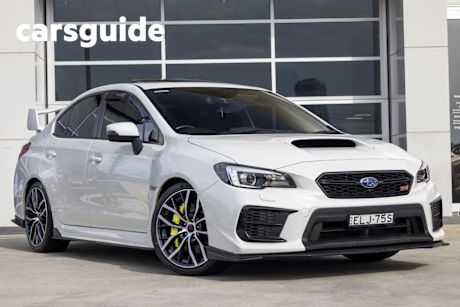 White 2020 Subaru WRX Sedan STI Spec R (wing) (awd)