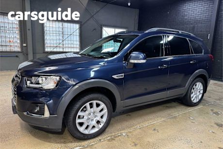 Blue 2017 Holden Captiva Wagon Active 7 Seater