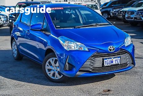 Blue 2019 Toyota Yaris Hatchback Ascent