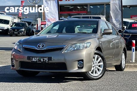 Brown 2010 Toyota Camry Sedan Hybrid