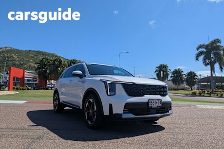 White 2024 Kia Sorento Wagon Sport+ 7 Seat