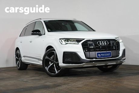 White 2023 Audi Q7 Wagon 55 Tfsi S Line Quattro Mhev
