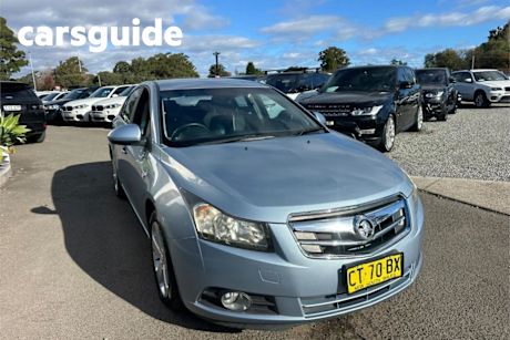Blue 2009 Holden Cruze Sedan CDX