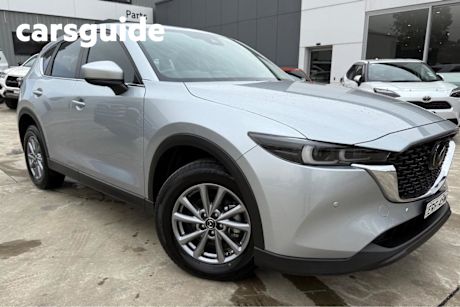 Silver 2022 Mazda CX-5 Wagon Touring (awd)