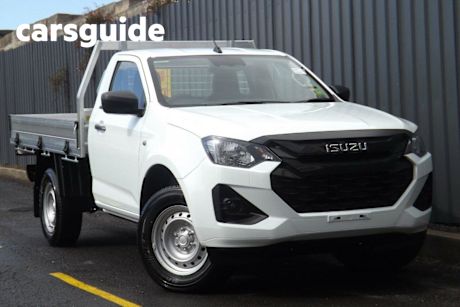 White 2025 Isuzu D-MAX Cab Chassis SX (4X2) High-Ride