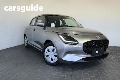 Silver 2024 Suzuki Swift Hatchback Hybrid